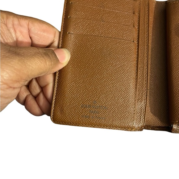 Louis Vuitton Classic Monogram Wallet in Brown and Gold - Picture 7 of 10